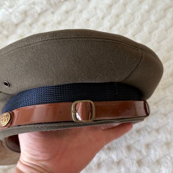 WWII US Army Military Army Air Corps Cadet Hat - Picture 5 of 12